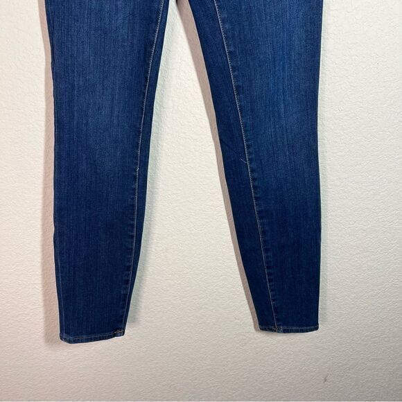 LOFT Blue Cotton Blend Mid Rise Ankle Legging Jeans Womens Size 26/2 - Picture 3 of 9